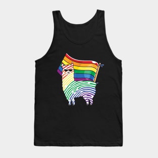 Rainbow Sheep /pride allyship Tank Top